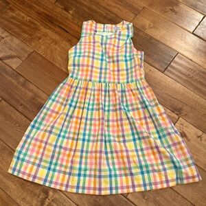 Gabby colorful plaid girls dress size 8